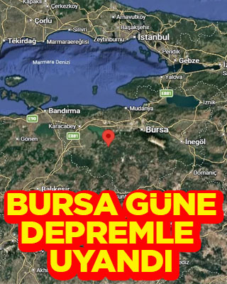 Bursa deprem ile sarsıldı! AFAD ve Kandilli verileri açıkladı