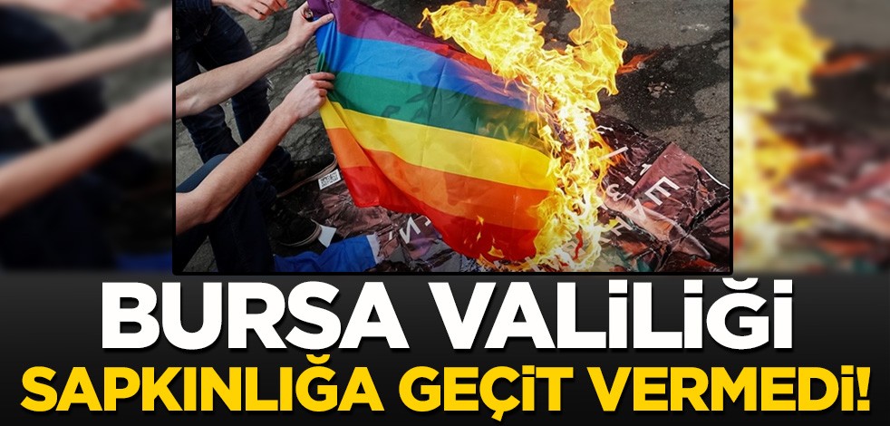 Bursa Valiliği, İl Milli Eğitim Müdürlüğü'nün uygun gördüğü sapkınlığa geçit vermedi!
