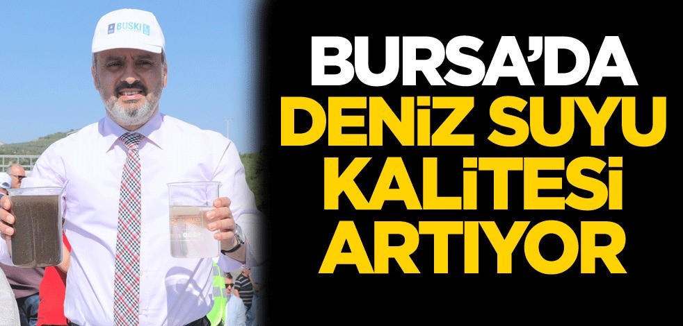 Bursa’da deniz suyu kalitesi artıyor