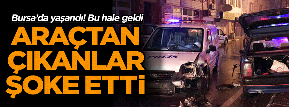 Bursa’da yaşandı! Araçtan çıkanlar şoke etti… Bu hale geldi
