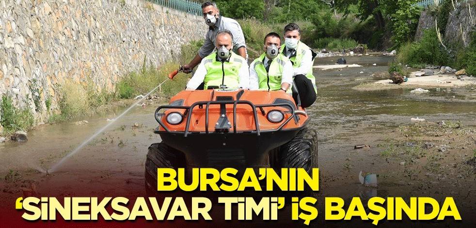 Bursa’nın ‘Sineksavar Timi’ iş başında