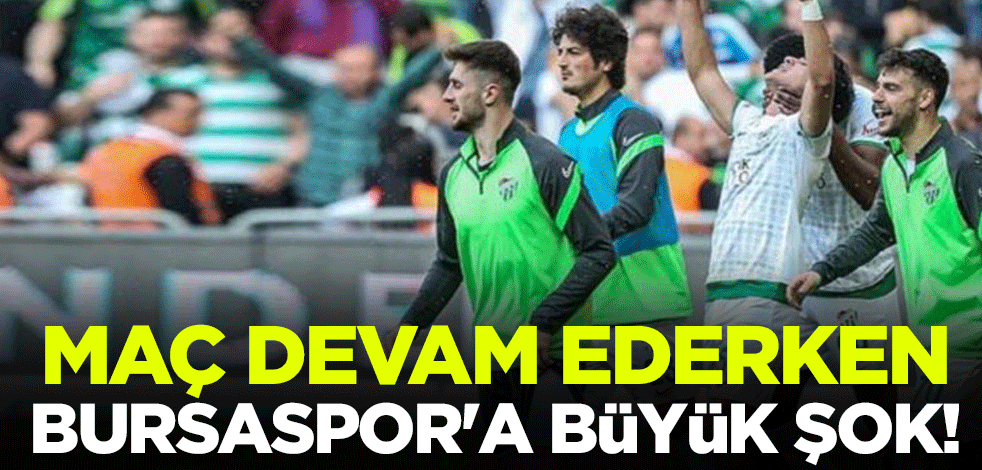 Bursaspor'un maç oynadığı sırada otobüsüne haciz konulmak istendi