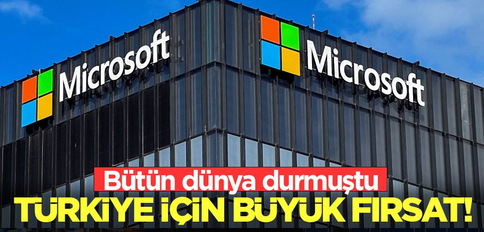 Bütün dünya durmuştu! Türkiye için büyük fırsat!
