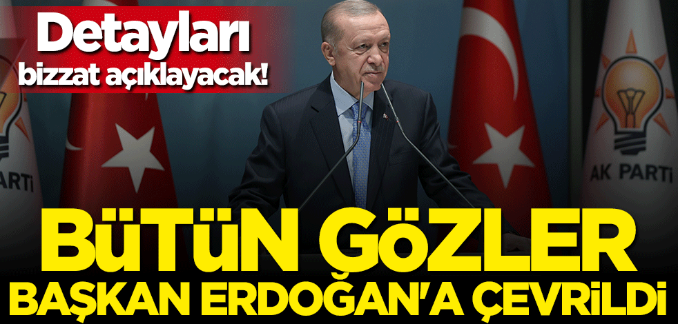 Bütün gözler Başkan Erdoğan'da! Detaylar pazartesi günü açıklanacak