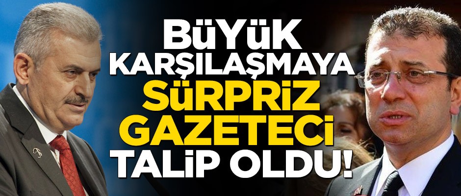 Büyük karşılaşmaya sürpriz gazeteci talip oldu!
