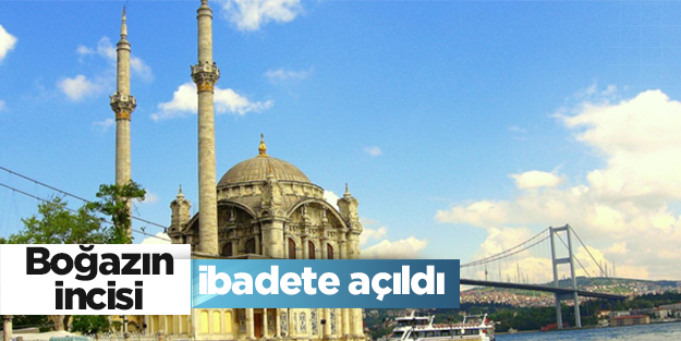 Büyük Mecidiye Camii ibadete açıldı