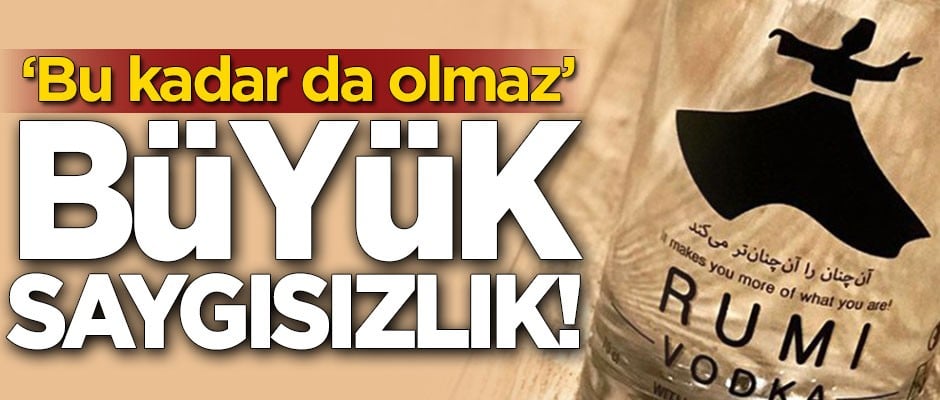 Büyük saygısızlık! İçki şişesinin üzerinde ‘Bu kadar da olmaz’ dedirten görüntü