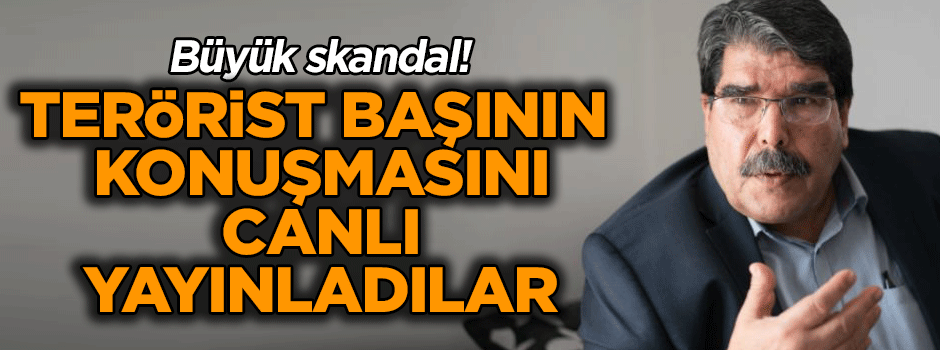 Büyük skandal! Terör örgütü elebaşının konuşmasını canlı yayınla verdiler