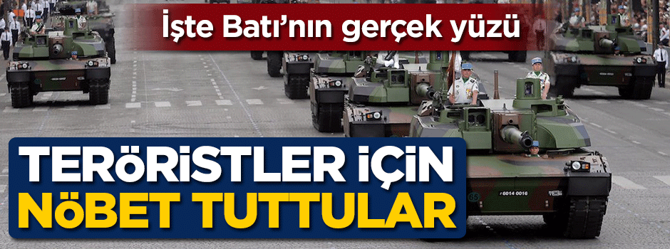Büyük skandal! Teröristler için nöbet tuttular