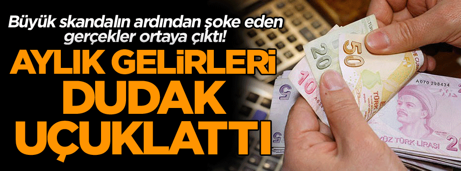 Büyük skandalın ardından şoke eden gerçekler ortaya çıktı! Aylık gelirleri dudak uçuklattı