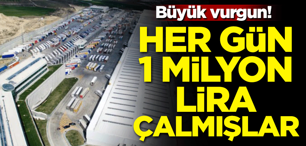 Büyük vurgun! Her gün 1 milyon lira çalmışlar