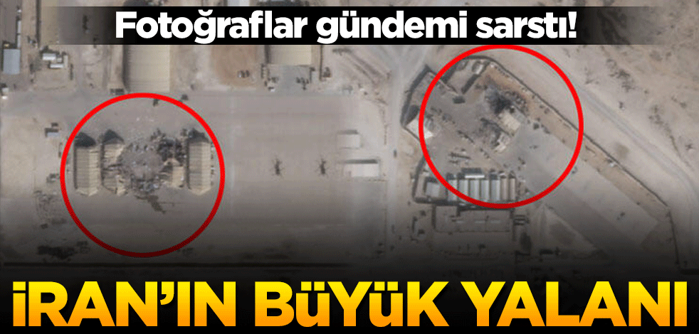 Büyük yalan ortaya çıktı! İran'ın 'vurduğu' ABD'ye ait üslerin uydu fotoğrafları yayınlandı