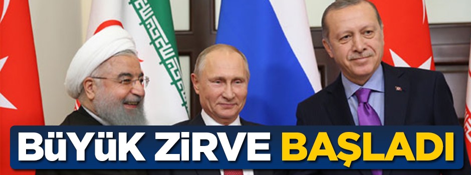 Büyük zirve başladı