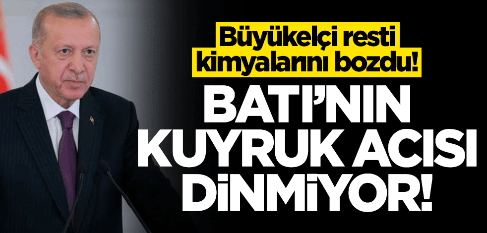 Büyükelçi resti kimyalarını bozdu! Batı’nın kuyruk acısı dinmiyor