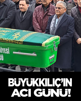 Büyükkılıç'ın acı günü: Kayınvalidesini toprağa verdi