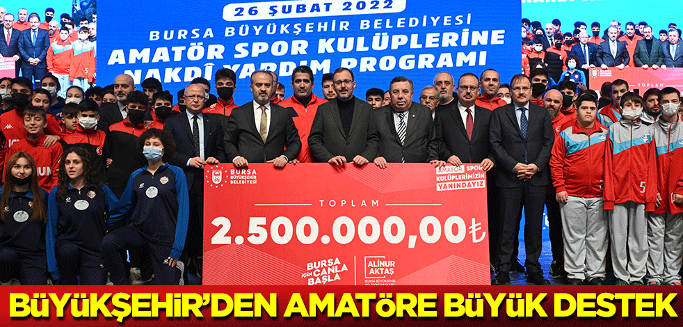 Büyükşehir’den amatöre büyük destek