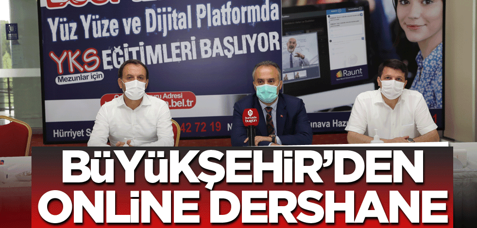 Büyükşehir’den online dershane