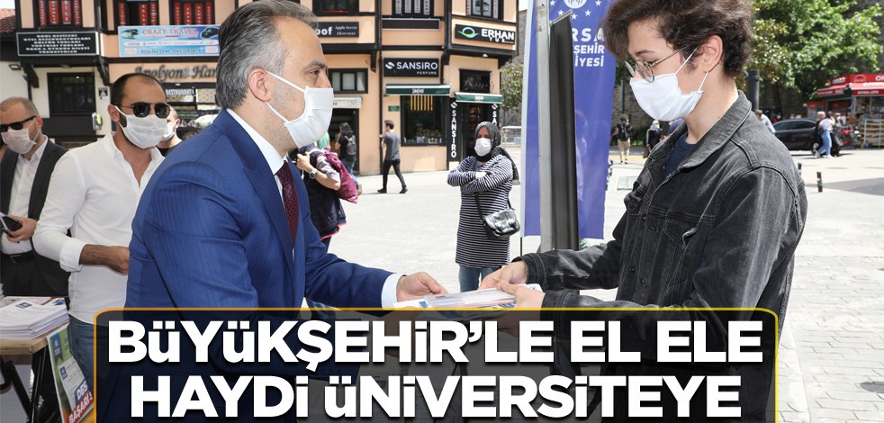 Büyükşehir’le el ele haydi üniversiteye