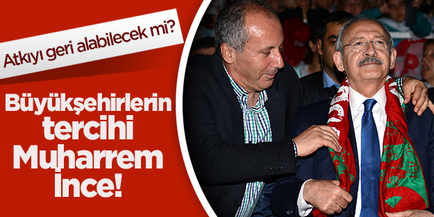 Büyükşehirlerdeki CHP'liler 'Muharrem İnce' dedi