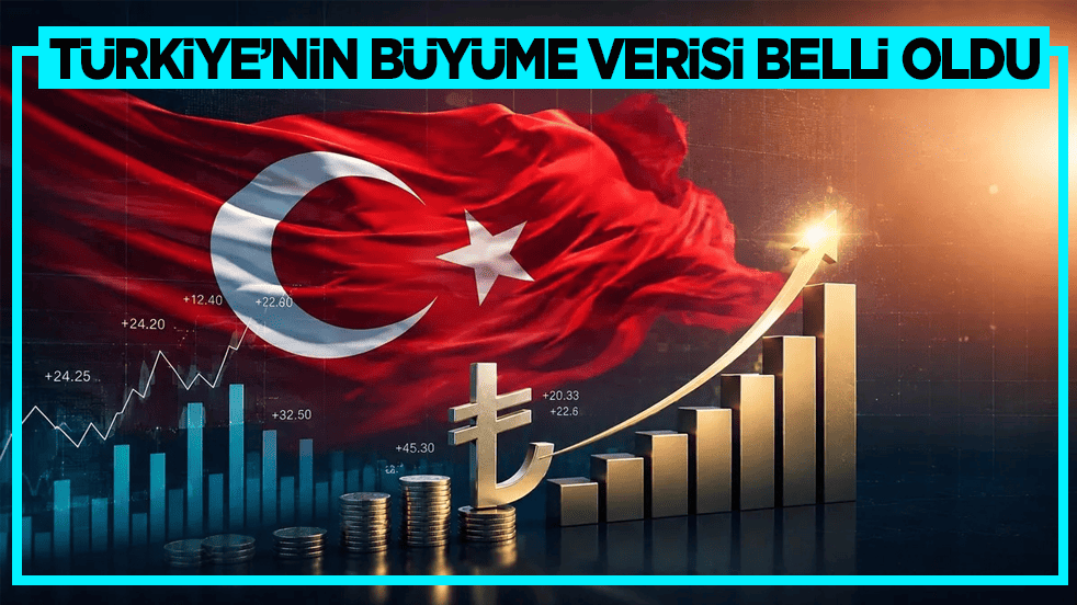 Büyüme rakamları açıklandı! Türkiye ekonomisi yüzde 2,3 büyüdü
