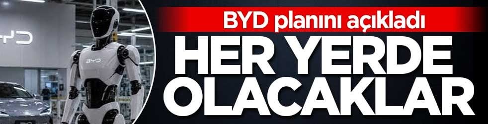 BYD’nin insansı robotu patentte ortaya çıktı: Fabrikadan bayilere uzanan hedef