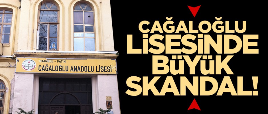 Cağaloğlu Anadolu Lisesinde Mescid-i Aksa hazımsızlığı!