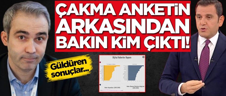 Çakma anketin arkasından bakın kim çıktı!