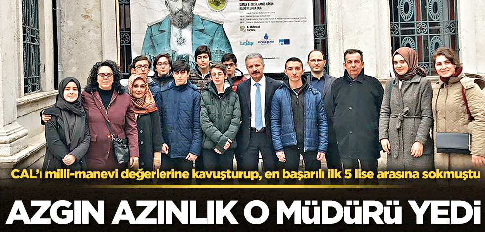 Azgın azınlık o müdürü yedi