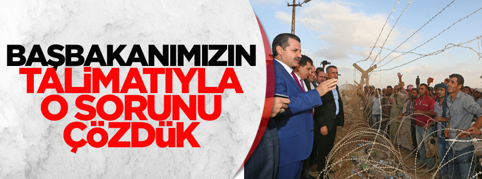 Çalışma Bakanı Faruk Çelik'ten sınırda önemli açıklamalar