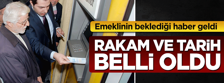 Çalışma Bakanı Mehmet Müezzinoğlu emeklilere müjdeyi verdi