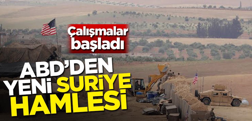 Çalışmalar başladı! ABD'den yeni Suriye hamlesi