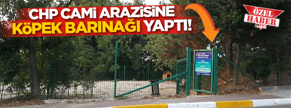 Cami arazisine köpek barınağı
