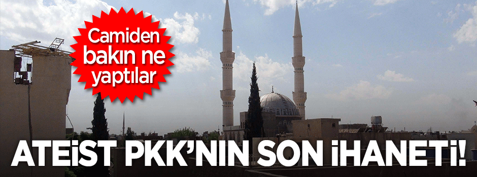 Cami hoparlörlerinden PKK marşı çaldılar!