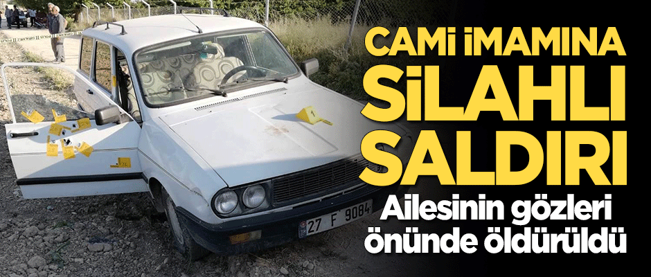 Cami imamına silahlı saldırı! Hayatını kaybetti