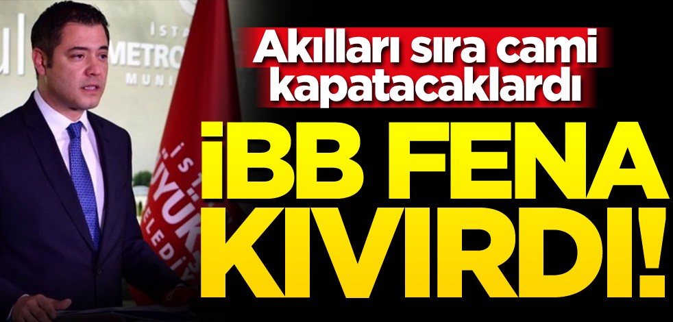 Cami kapatmaya yeltenen İBB halktan gelen tepkiler üzerine geri adım attı