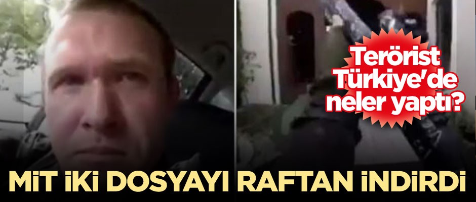 Cami katliamcısı Türkiye'de neler yaptı? MİT iki dosyayı raftan indirdi