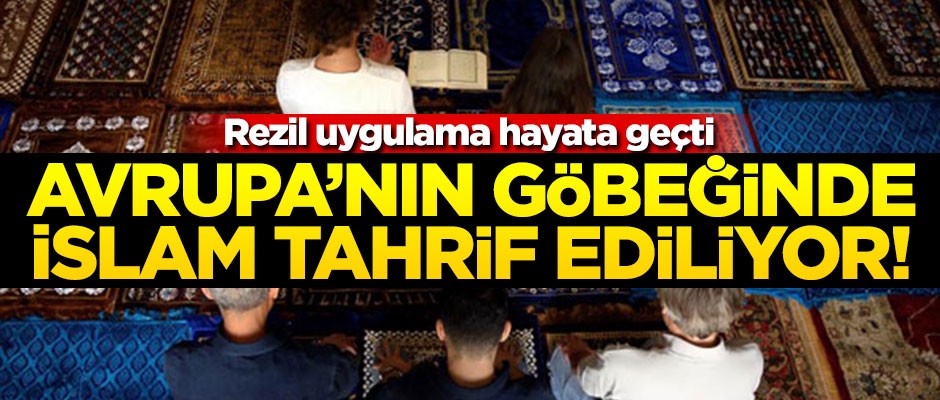 Camide İslam'a mugayir faaliyet!.. Dini bozmaya çalışan Batı'da kadın "imam"