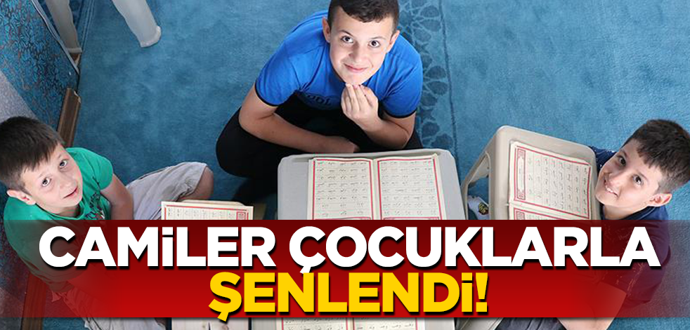 Camiler bugün çocuklarla şenlendi!