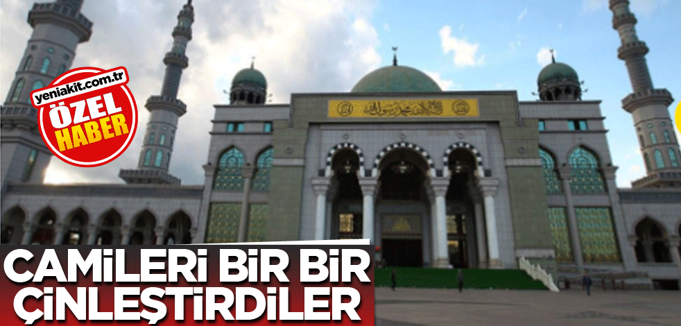 Camileri bir bir Çinleştirdiler