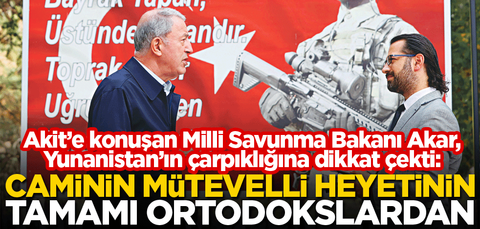 Caminin mütevelli heyetinin tamamı Ortodokslardan