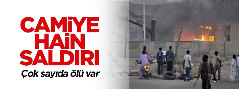 Camiye bombalı saldırı: 64 kişi öldü