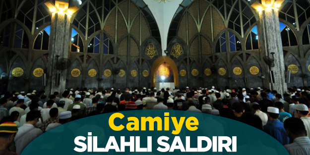 Camiye silahlı saldırı