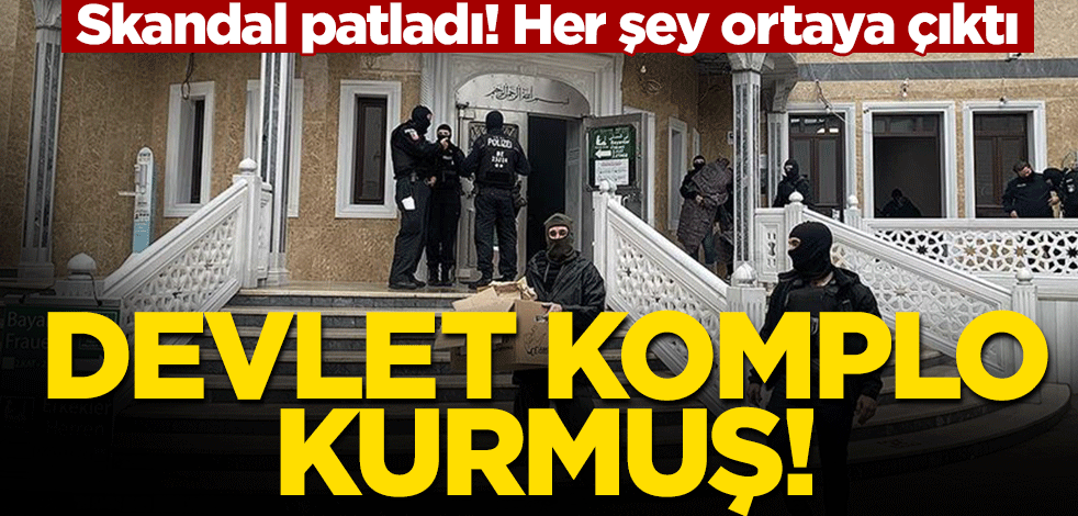 Camiye yapılan alçak saldırını arkasından Alman devletinin kumpası çıktı