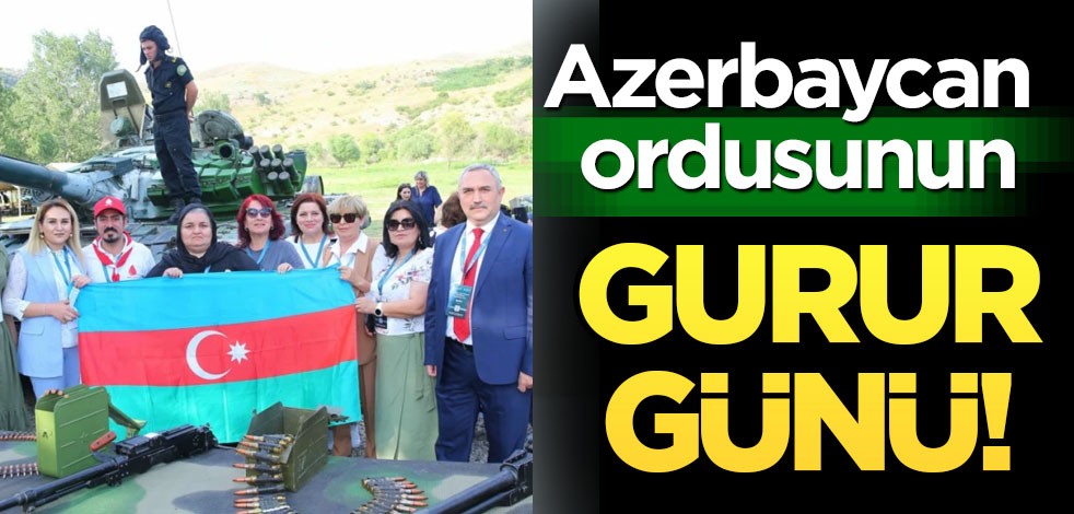 Azerbaycan ordusunun gurur günü! Türkiye dostu: Kardeş ülke Azerbaycanlı Mehmetçikleri ziyaret etti