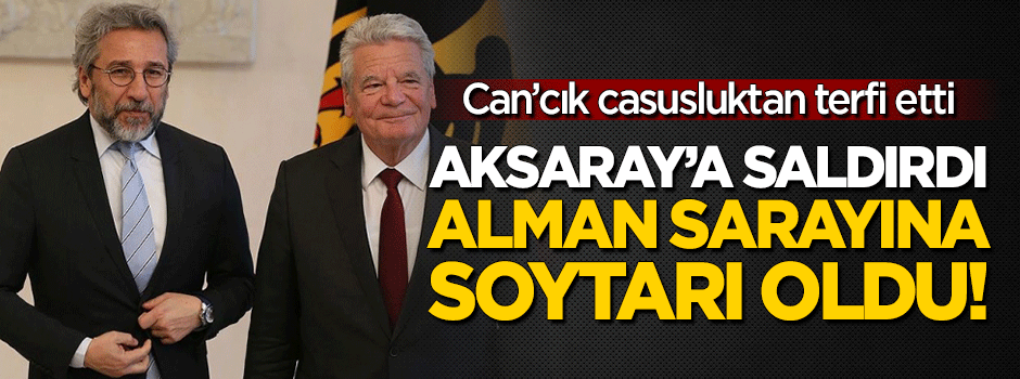 Can Dündar Alman sarayına soytarı oldu!
