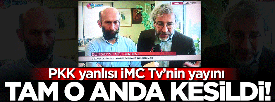 Can Dündar konuşurken yayın kesildi
