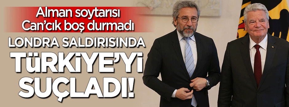 Can Dündar Londra'daki saldırıda Türkiye'yi suçladı