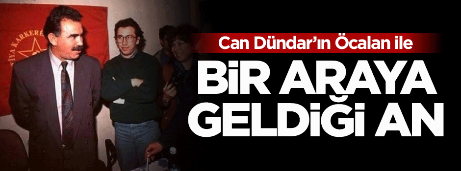 Can Dündar ve Öcalan'ın bir araya geldiği an