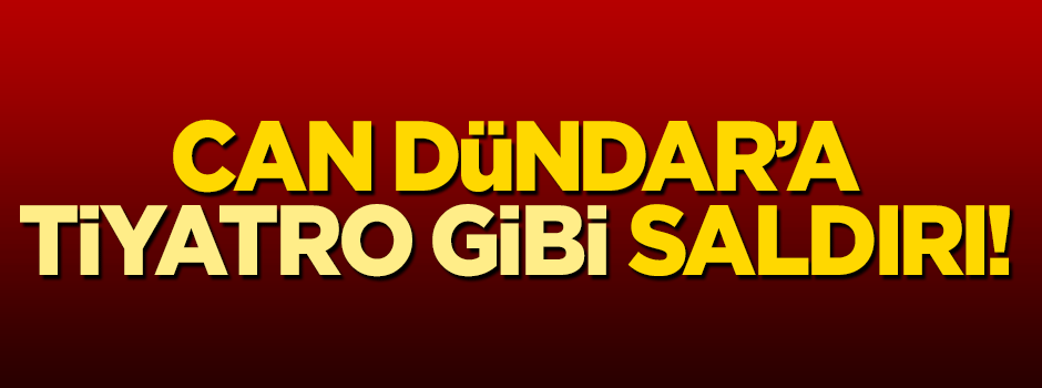 Can Dündar'a tiyatro gibi saldırı! Ayaklarına sıktı