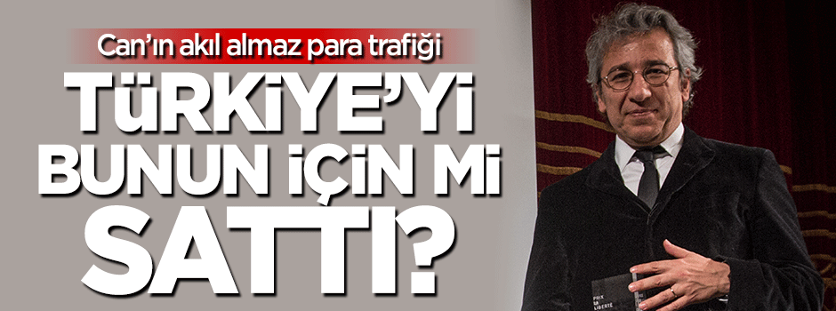 Can Dündar'ın akıl almaz para trafiği